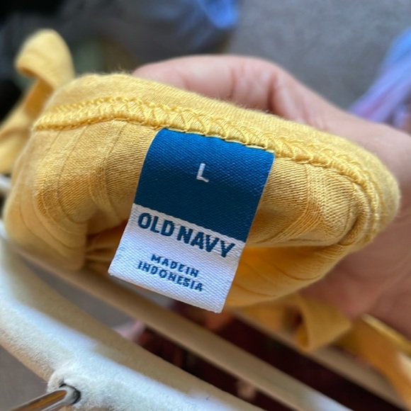 Mustard Old Navy tank top - Picture 3 of 3